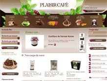 Tablet Screenshot of plaisir-cafe.fr